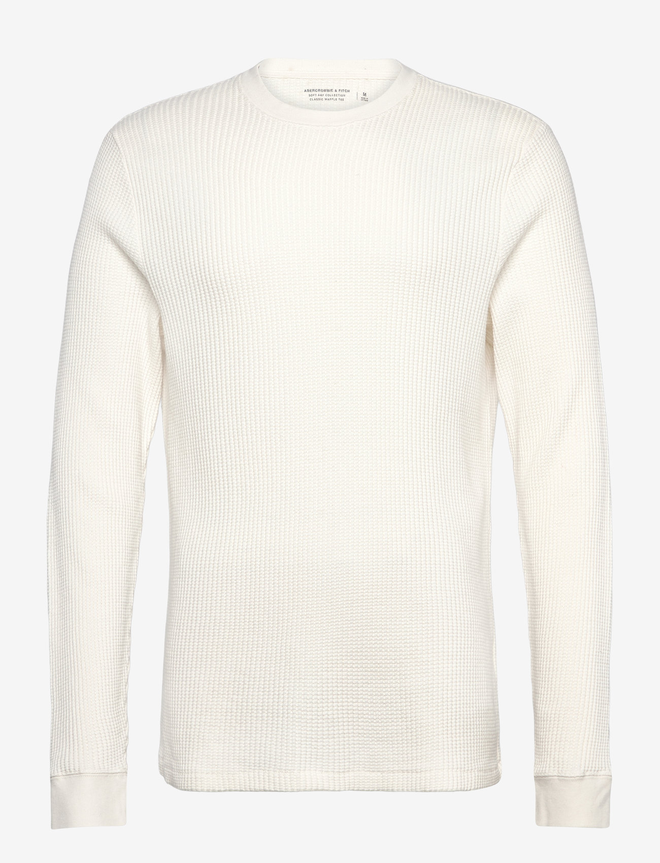 Abercrombie & Fitch - LONG SLEEVE CLASSIC WAFFLE TEE - 100 - 0