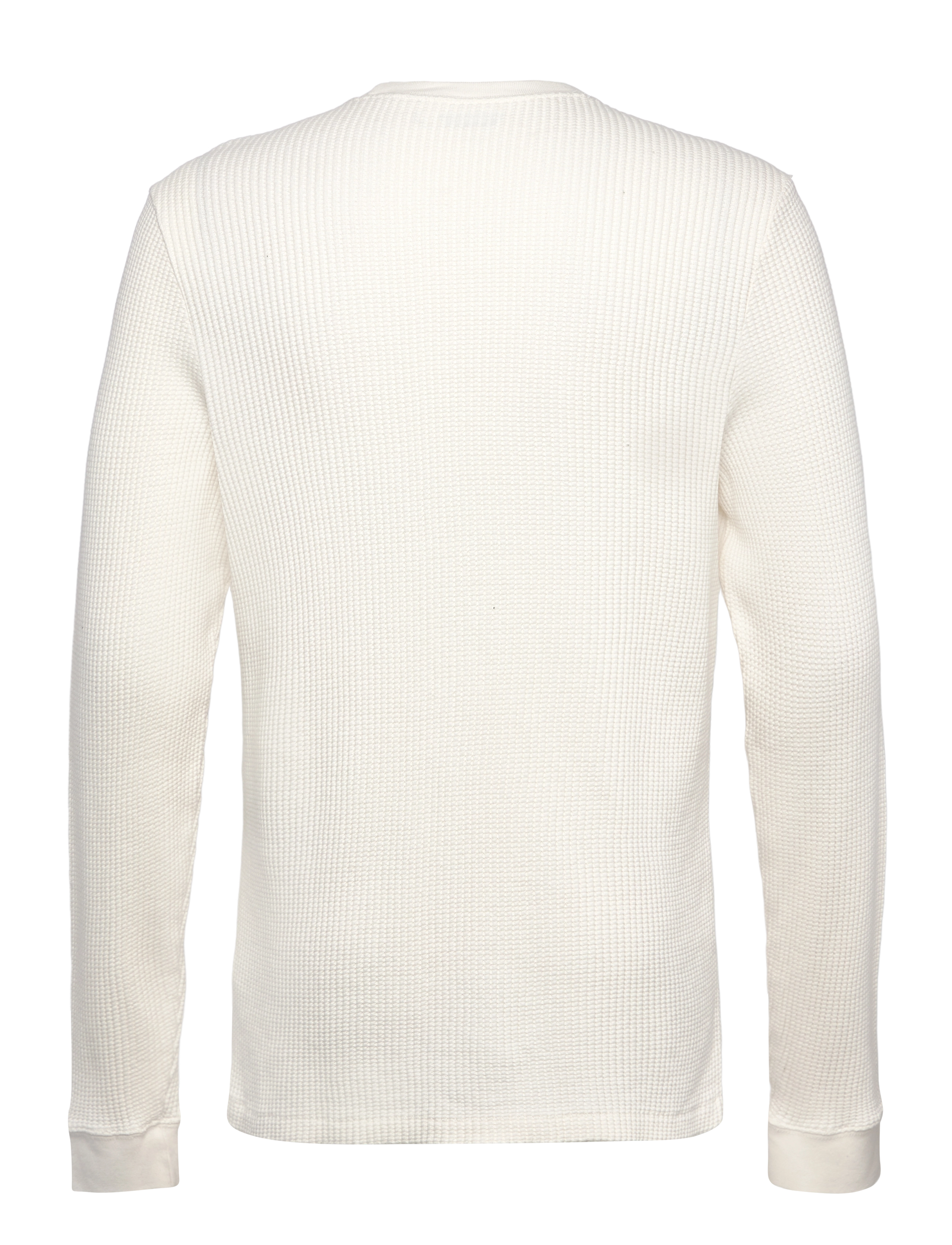 Abercrombie & Fitch - LONG SLEEVE CLASSIC WAFFLE TEE - 100 - 1