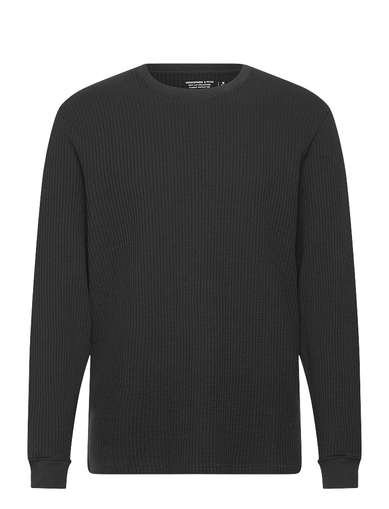 Abercrombie & Fitch - LONG SLEEVE CLASSIC WAFFLE TEE - pikkade varrukatega t-särgid - 900 - 0