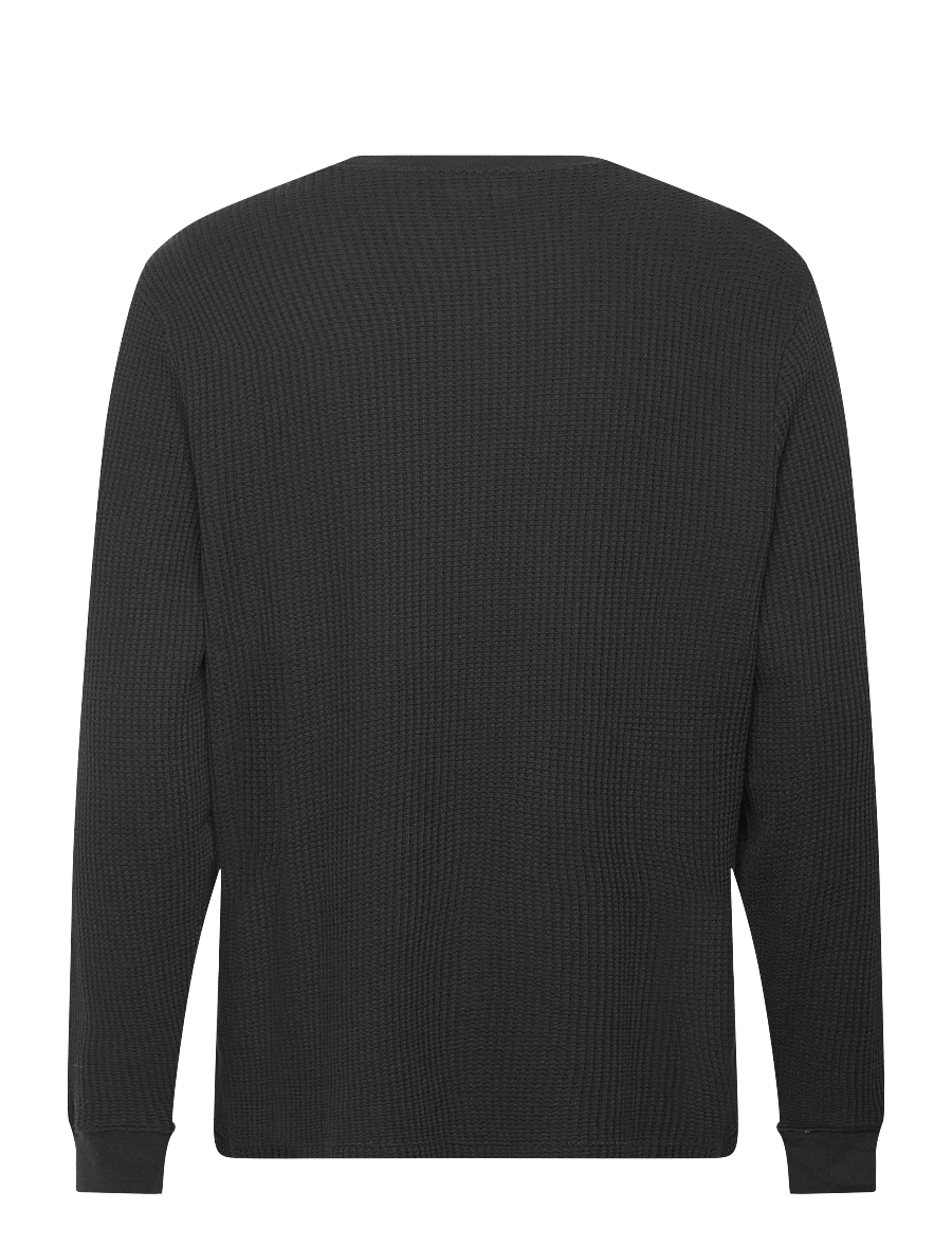 Abercrombie & Fitch - LONG SLEEVE CLASSIC WAFFLE TEE - 900 - 1