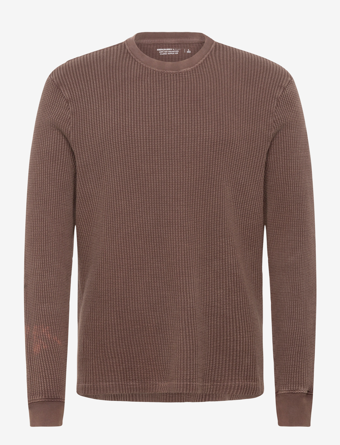 Abercrombie & Fitch - LONG SLEEVE CLASSIC WAFFLE TEE - langærmede t-shirts - 408 - 0