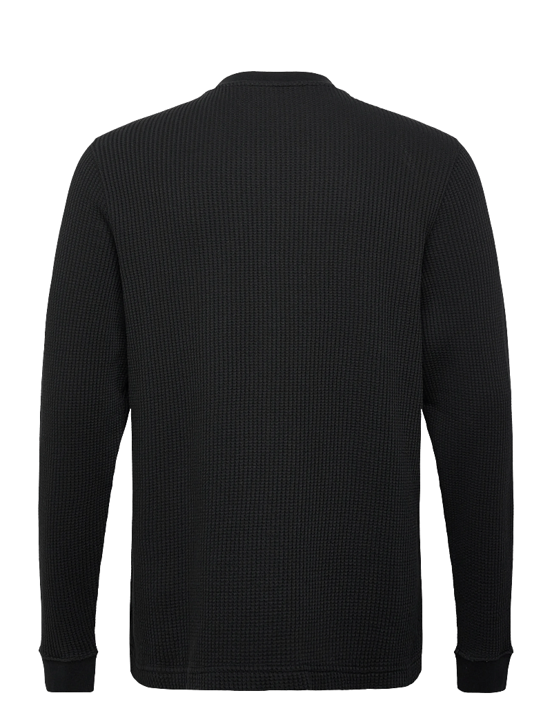 Abercrombie & Fitch - LONG SLEEVE CLASSIC WAFFLE HENLEY - langärmelig - 900 - 1