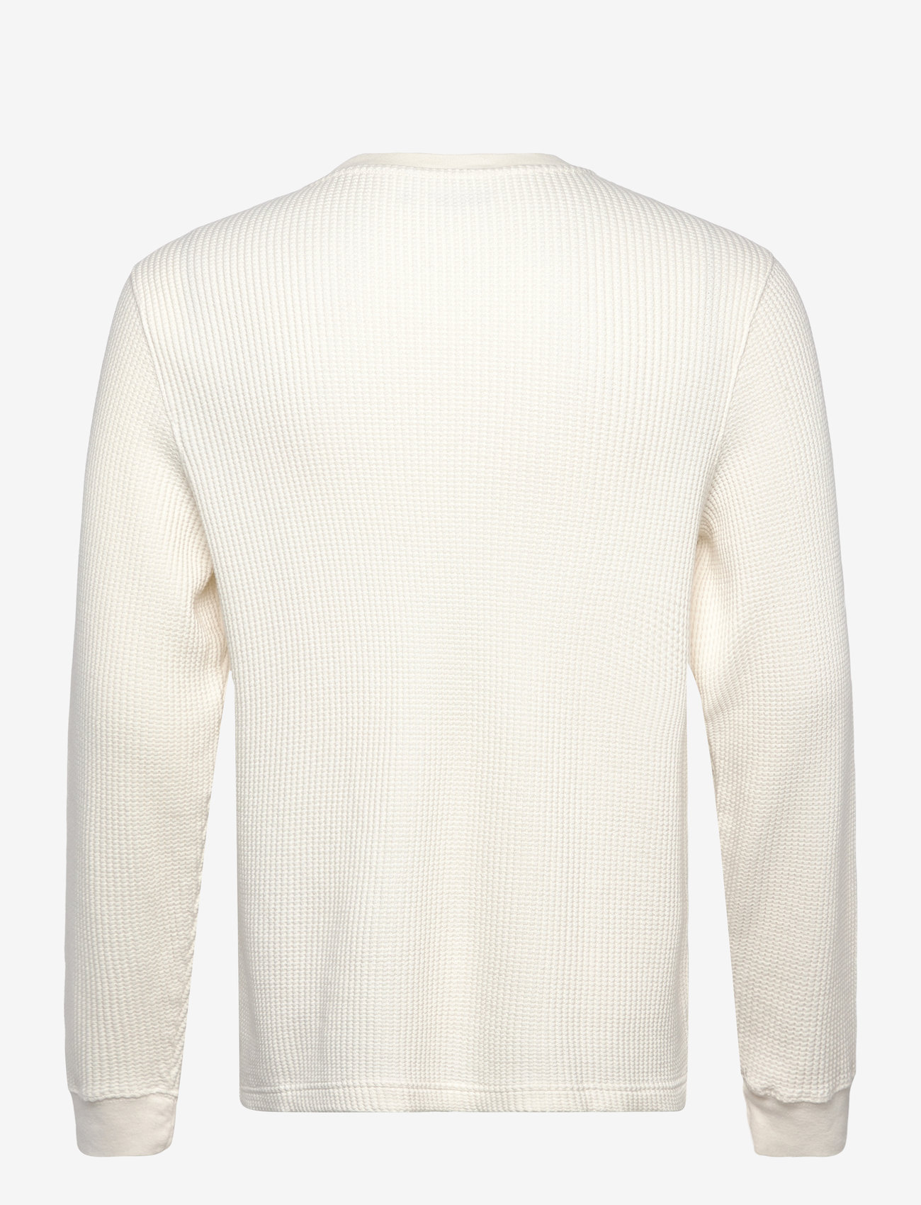 Abercrombie & Fitch - LONG SLEEVE CLASSIC WAFFLE HENLEY - herbstliche kleidung - 100 - 1