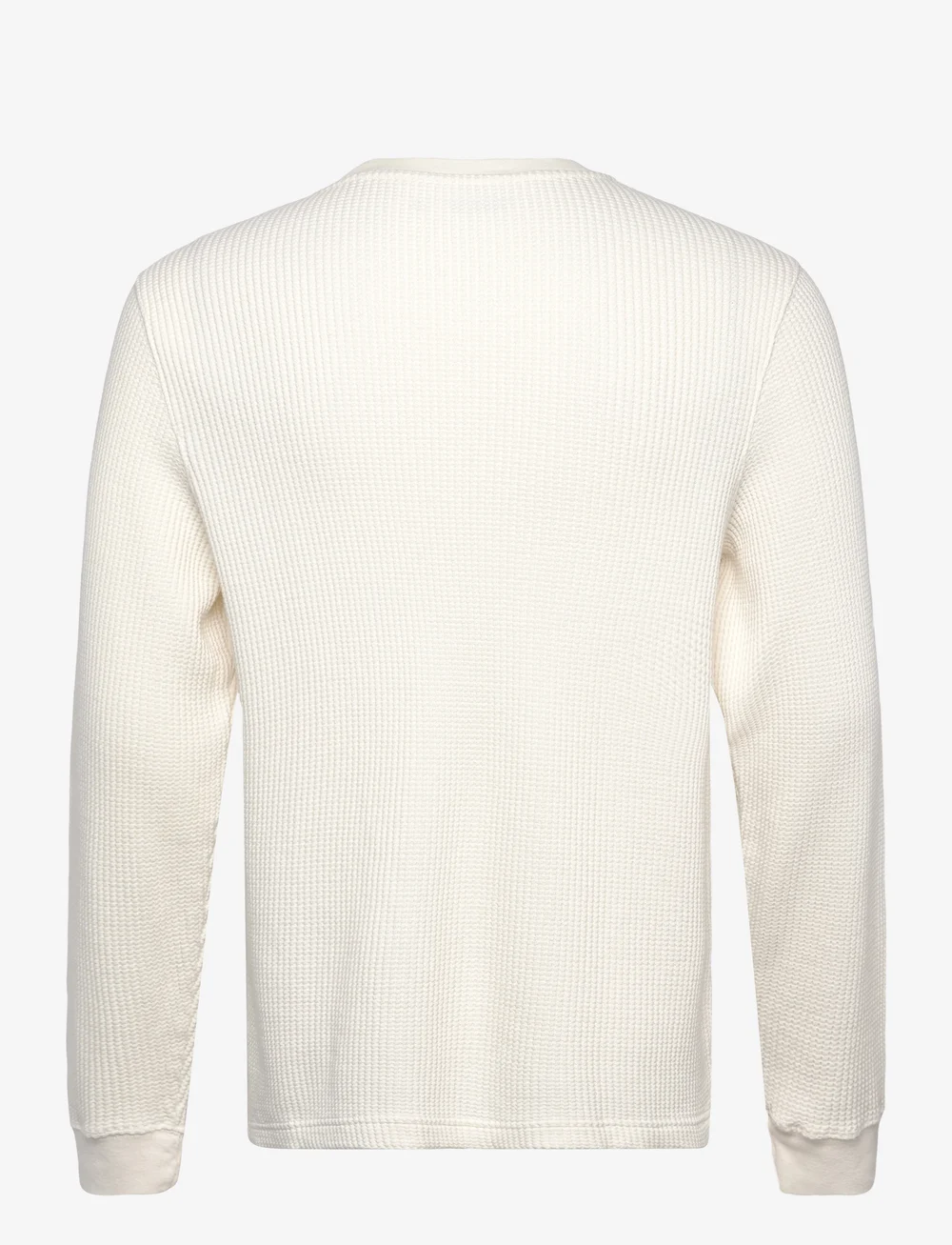 Abercrombie & Fitch - LONG SLEEVE CLASSIC WAFFLE HENLEY - långärmade t-shirts - 100 - 1