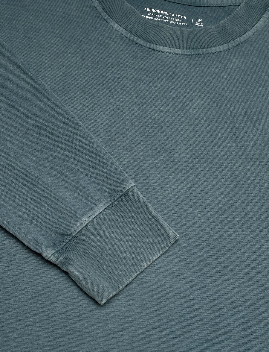 Abercrombie & Fitch - LONG SLEEVE PREMIUM HEAVY WEIGHT TEE - 228 - 2