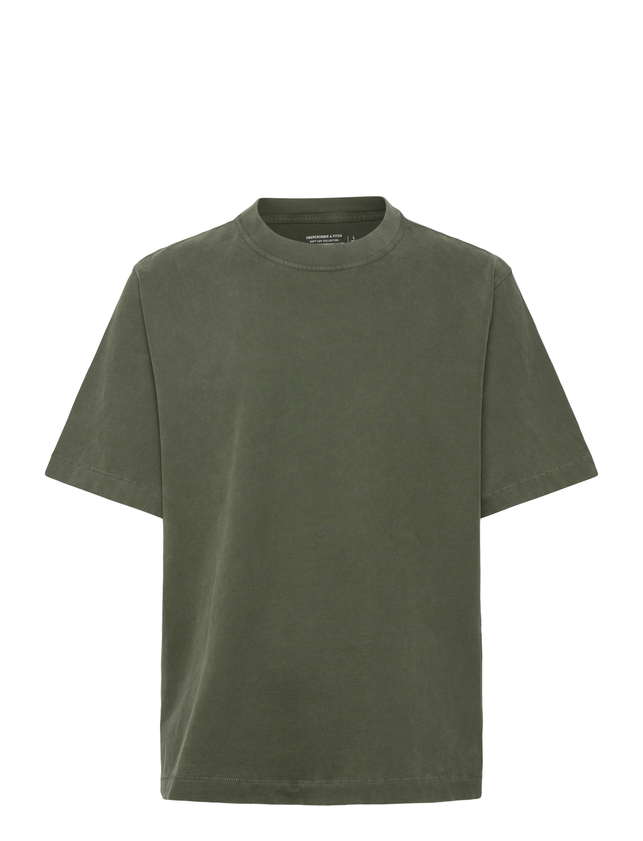 Abercrombie & Fitch SHORT SLEEVE PREMIUM HEAVY WEIGHT TEE - Kampagne - 308 / khaki/green