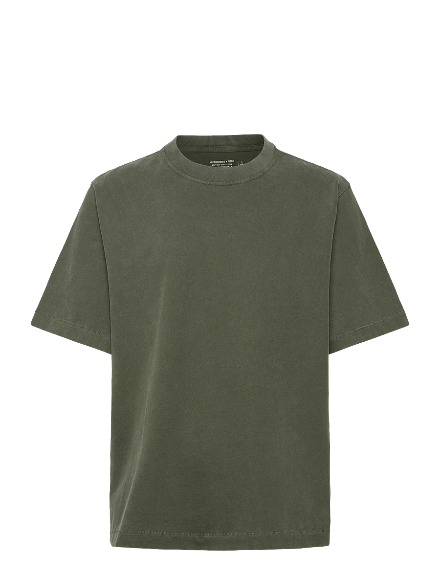 Abercrombie & Fitch - SHORT SLEEVE PREMIUM HEAVY WEIGHT TEE - 308 - 0