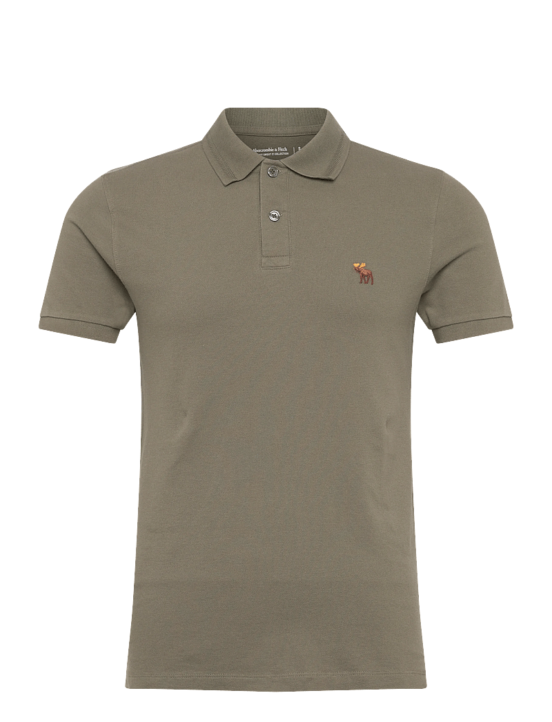 Abercrombie & Fitch - LIFE LIKE MOOSE ICON POLO - kurzärmelig - 300 - 0