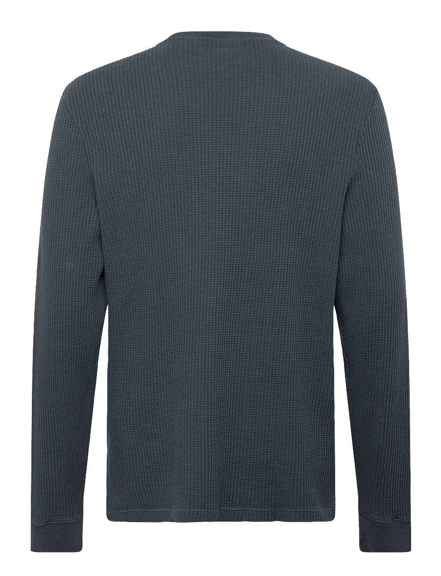 Abercrombie & Fitch - LONG SLEEVE CLASSIC WAFFLE TEE - langärmelige t-shirts - 200 - 1