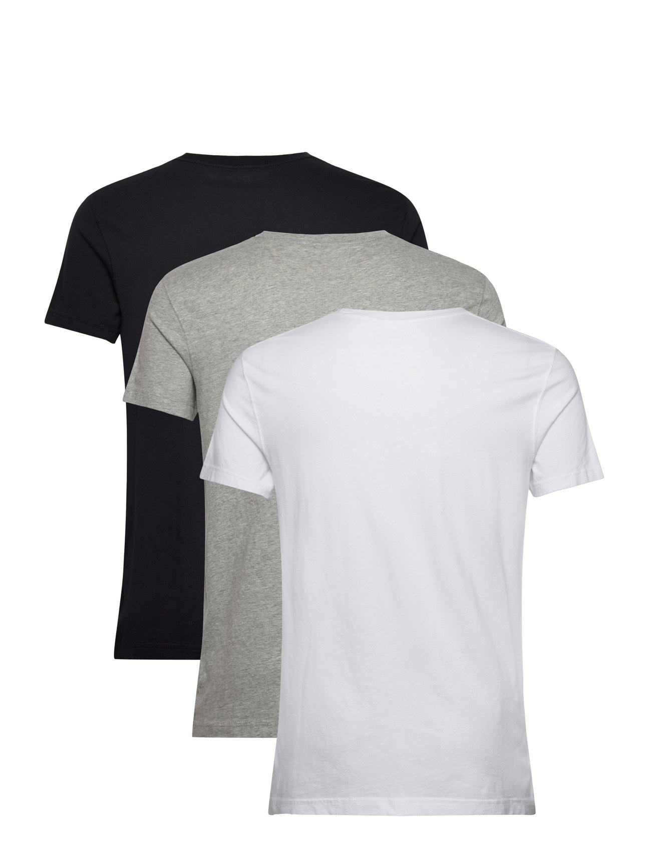 Abercrombie & Fitch - ANF MENS KNITS - t-shirts à manches courtes - white black grey - 1