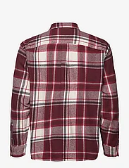 Abercrombie & Fitch - ANF MENS WOVENS - checkered shirts - burgundy plaid - 1