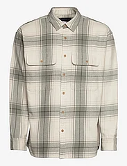 Abercrombie & Fitch - ANF MENS WOVENS - geruite overhemden - white plaid - 0