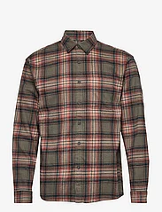 Abercrombie & Fitch - ANF MENS WOVENS - rutede skjorter - green plaid - 0