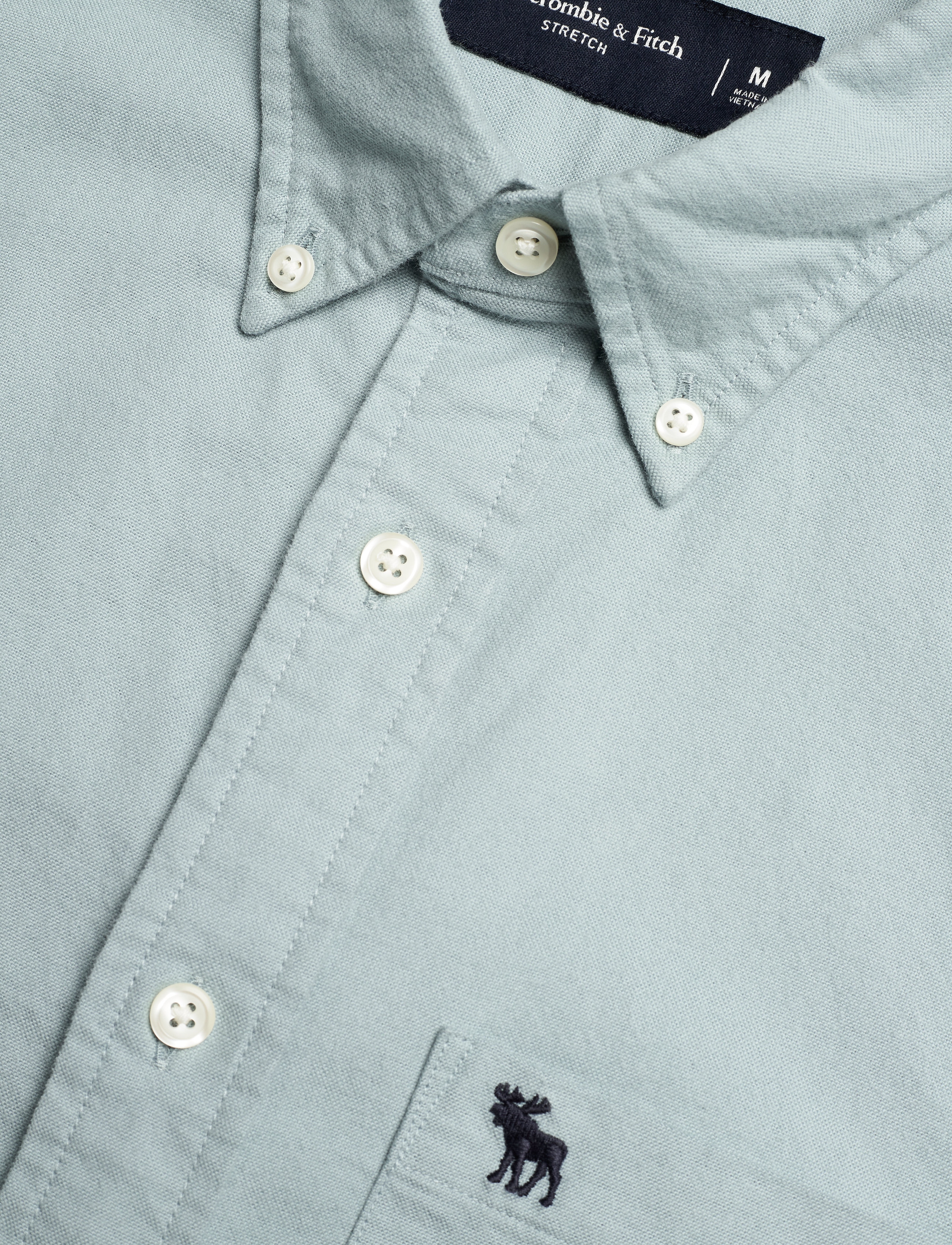 Abercrombie & Fitch - Oxford Button-Up Shirt - lime dd - 2