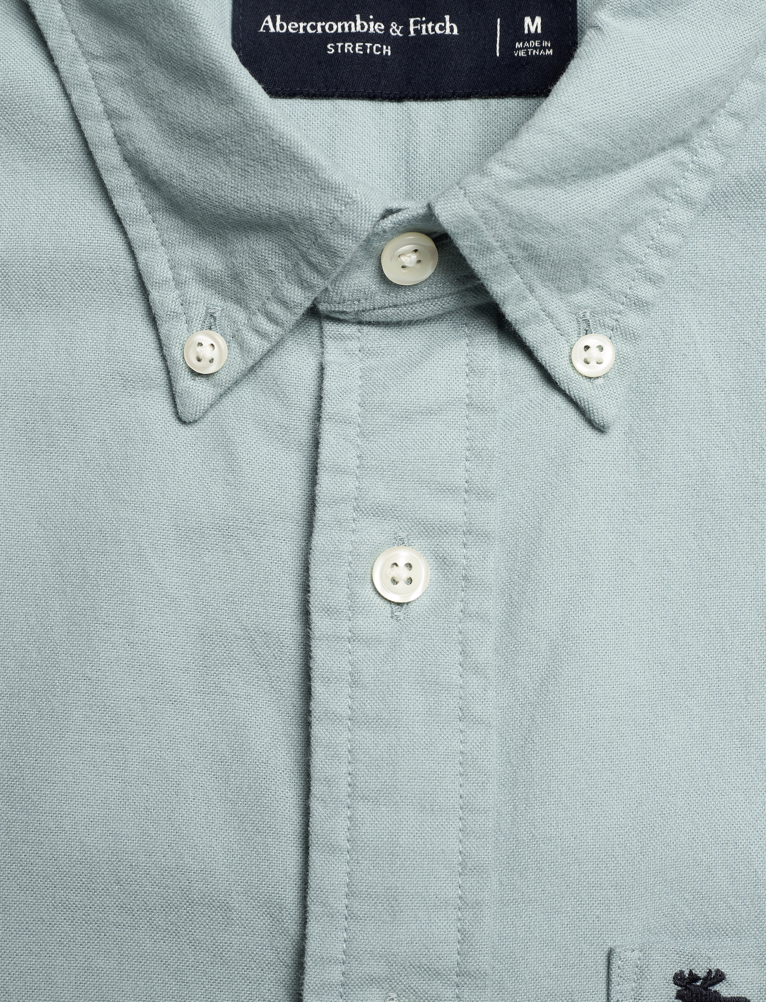 Abercrombie & Fitch - Oxford Button-Up Shirt - lime dd - 3
