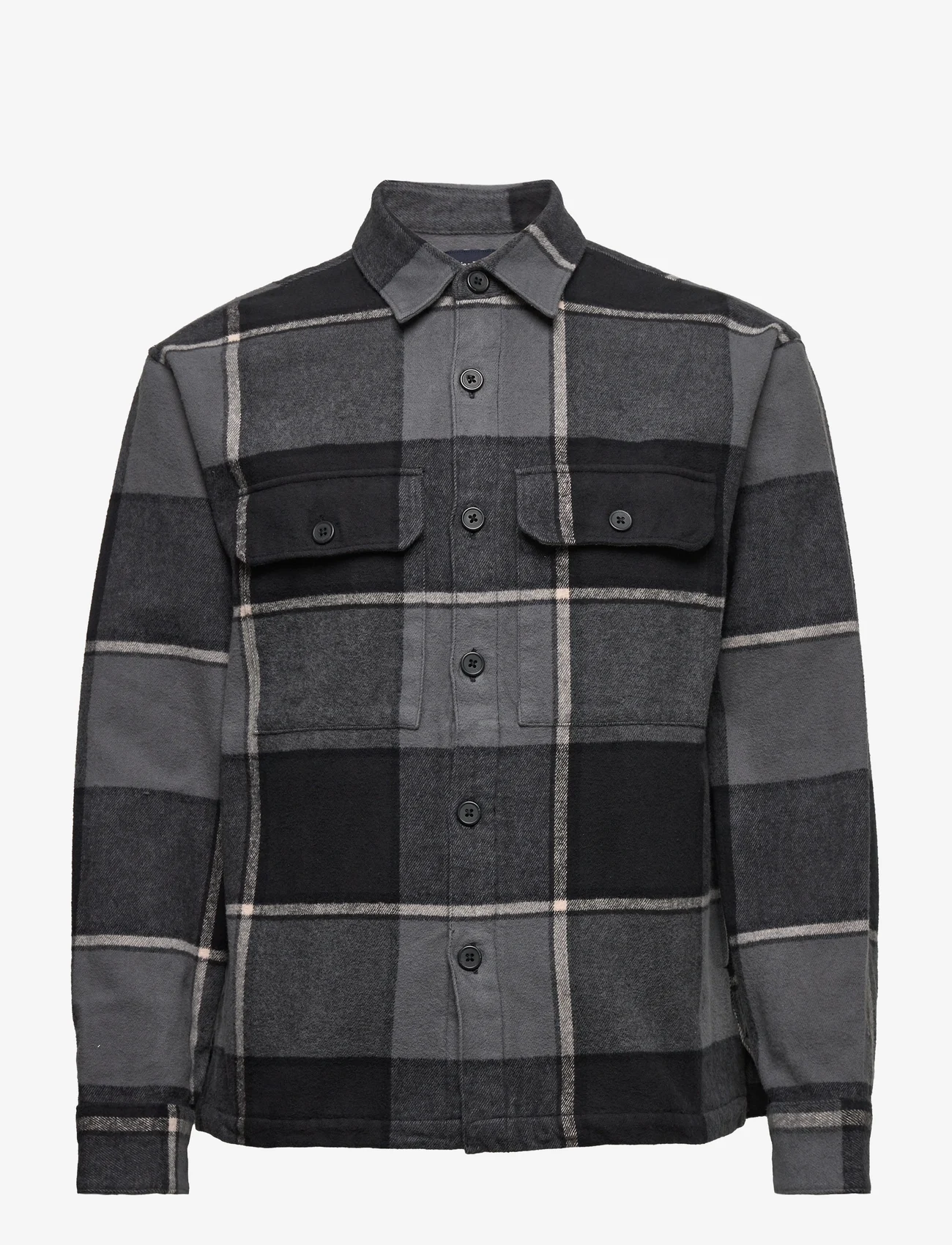 Abercrombie & Fitch - ANF MENS WOVENS - heren - black plaid - 0