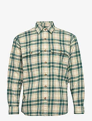 Abercrombie & Fitch - ANF MENS WOVENS - checkered shirts - green plaid - 0
