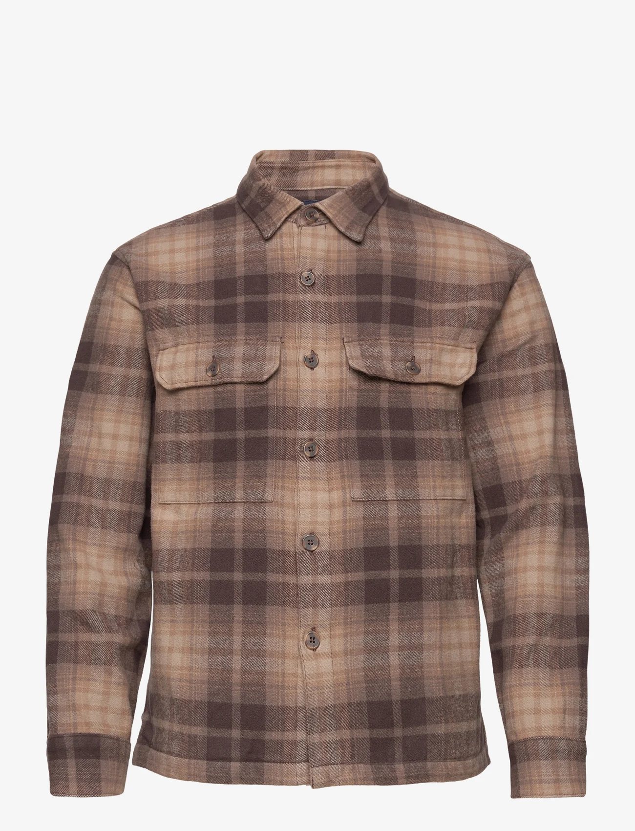 Abercrombie & Fitch - ANF MENS WOVENS - miesten - brown plaid - 0