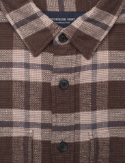 Abercrombie & Fitch - ANF MENS WOVENS - checkered shirts - brown plaid - 2