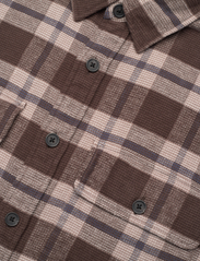 Abercrombie & Fitch - ANF MENS WOVENS - checkered shirts - brown plaid - 3