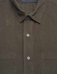 Abercrombie & Fitch - ANF MENS WOVENS - fløjlsskjorter - green texture - 2