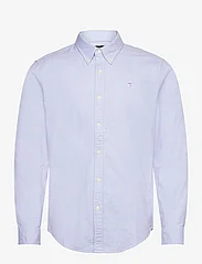 Abercrombie & Fitch - ANF MENS WOVENS - oxford shirts - blue solid - 0