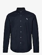 ANF MENS WOVENS - NAVY SOLID