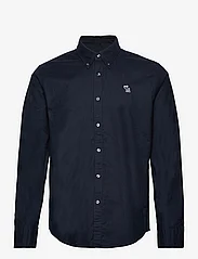 Abercrombie & Fitch - ANF MENS WOVENS - oxford shirts - navy solid - 0