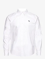 Abercrombie & Fitch - ANF MENS WOVENS - oksfordo marškiniai - white solid - 0