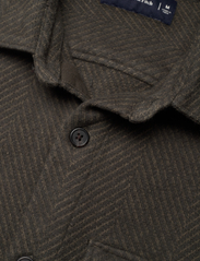 Abercrombie & Fitch - ANF MENS WOVENS - overshirts - green herringbone - 2