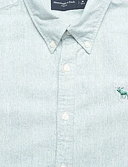 Abercrombie & Fitch - ANF MENS WOVENS - oksfordo marškiniai - blue spruce/white - 2