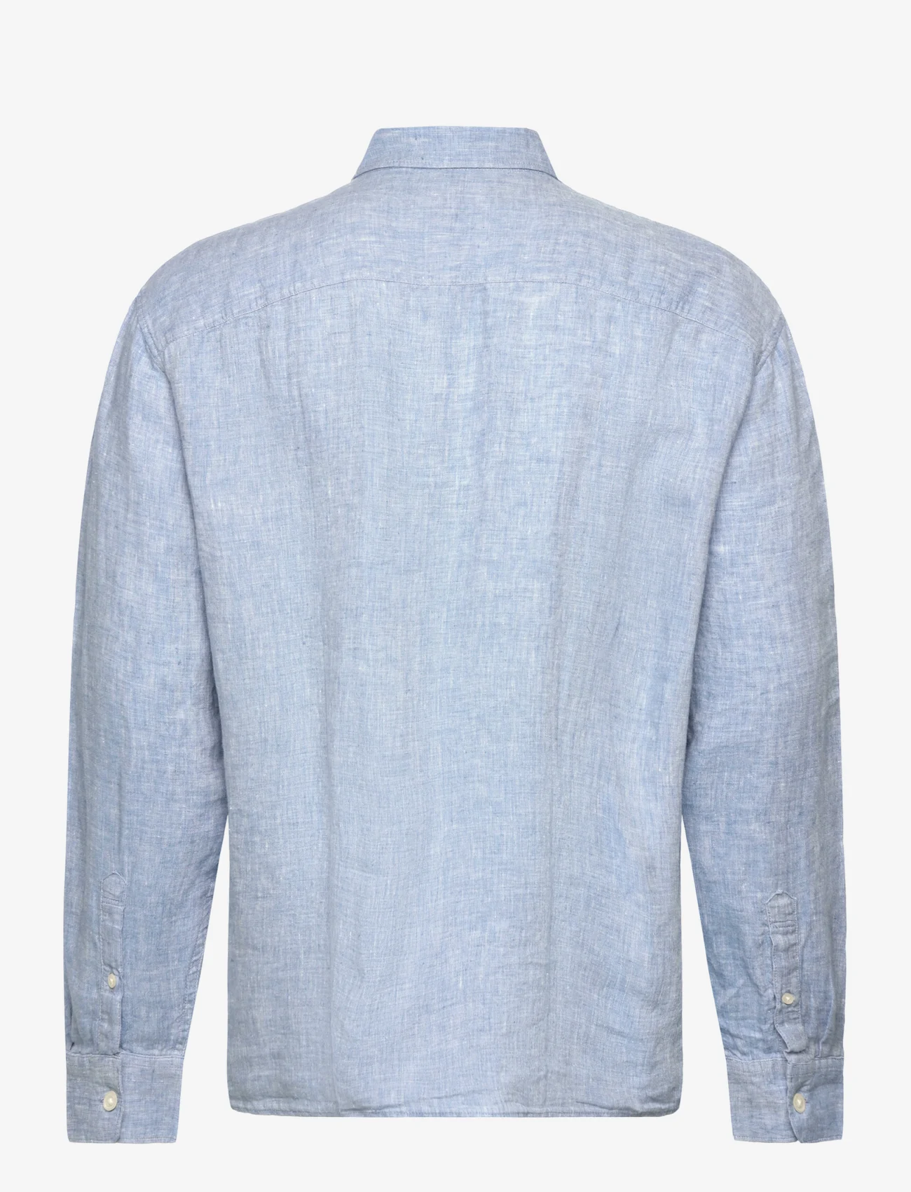 Abercrombie & Fitch - ANF MENS WOVENS - linen shirts - light blue - 1