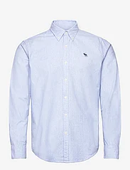 Abercrombie & Fitch - ANF MENS WOVENS - oksfordo marškiniai - blue solid - 0