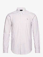 Abercrombie & Fitch - ANF MENS WOVENS - oksfordo marškiniai - white stripe - 0