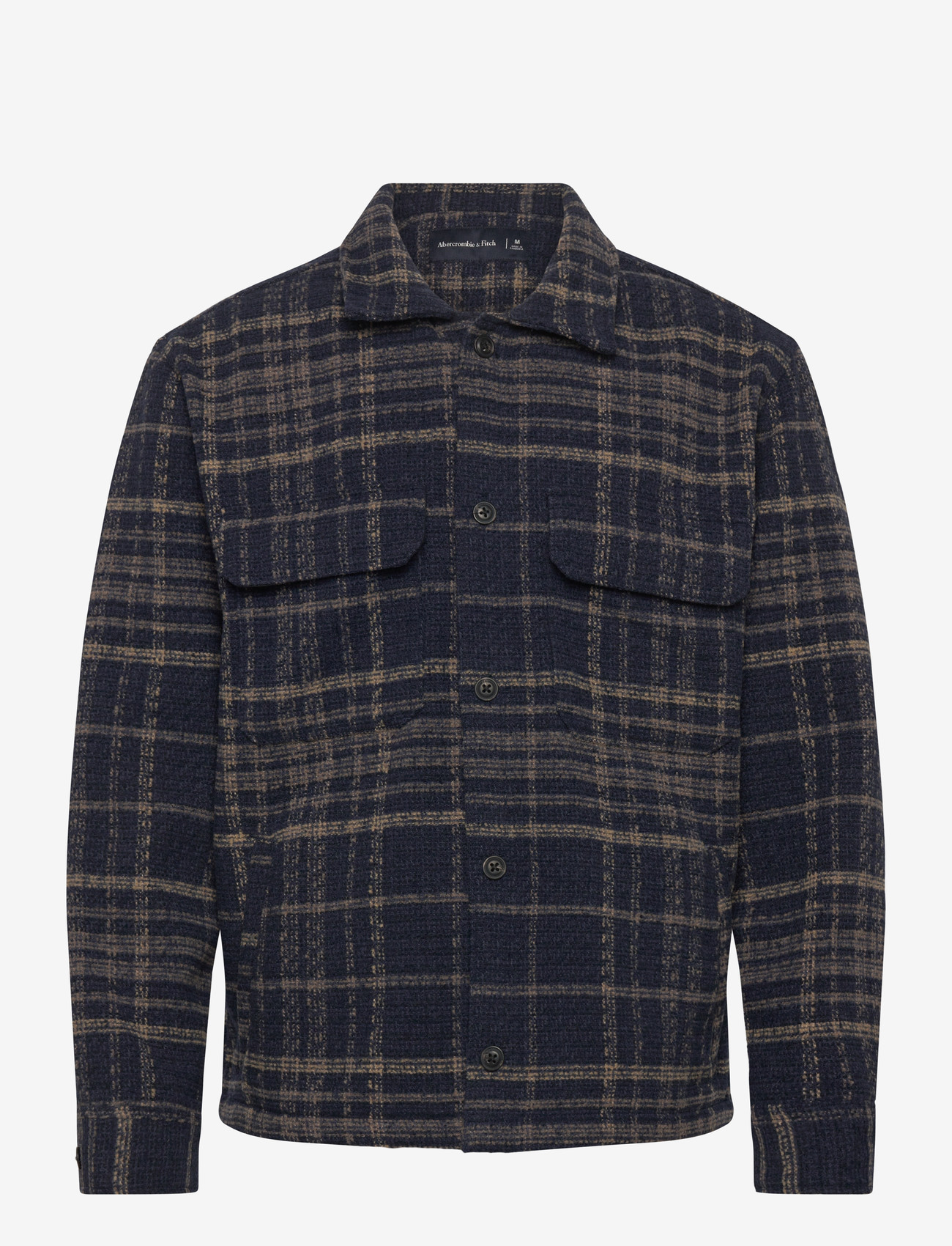 Abercrombie & Fitch - LONG SLEEVE BOUCLE OVERSHIRT - kollektionen - 208 - 0