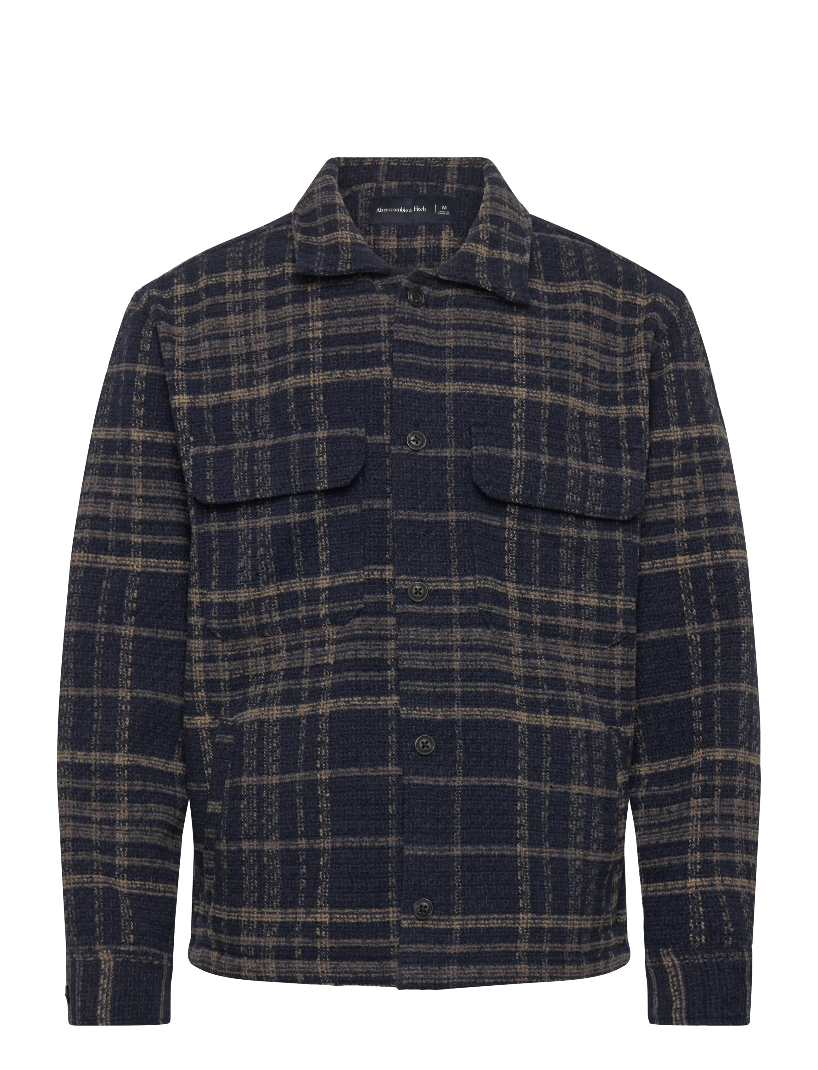 Abercrombie & Fitch LONG SLEEVE BOUCLE OVERSHIRT - Riided - 208 / multi