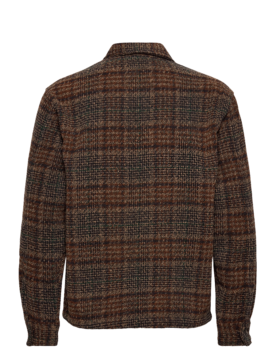 Abercrombie & Fitch - LONG SLEEVE BOUCLE OVERSHIRT - overshirts - 408 - 1