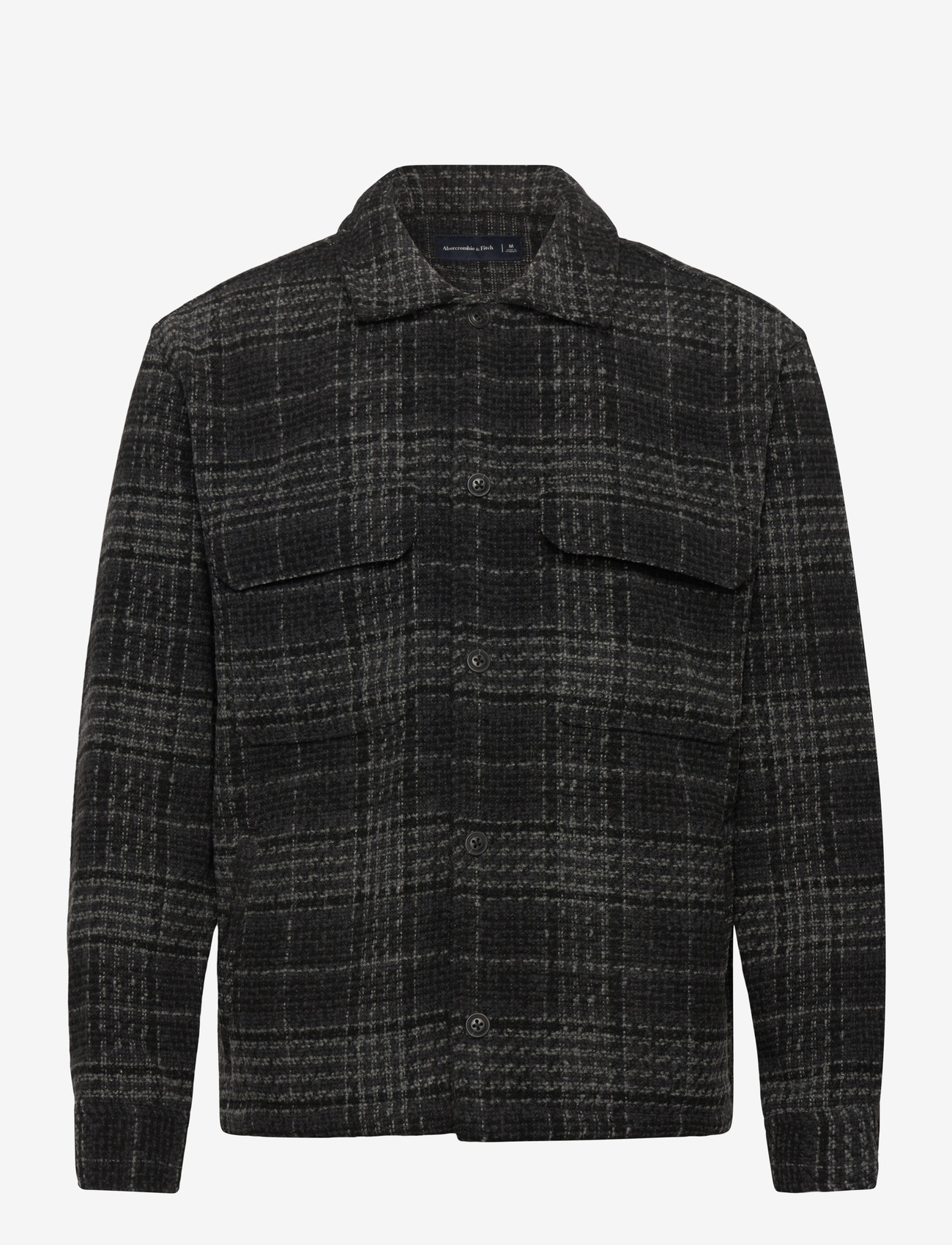 Abercrombie & Fitch - LONG SLEEVE BOUCLE OVERSHIRT - kollektionen - 900 - 0