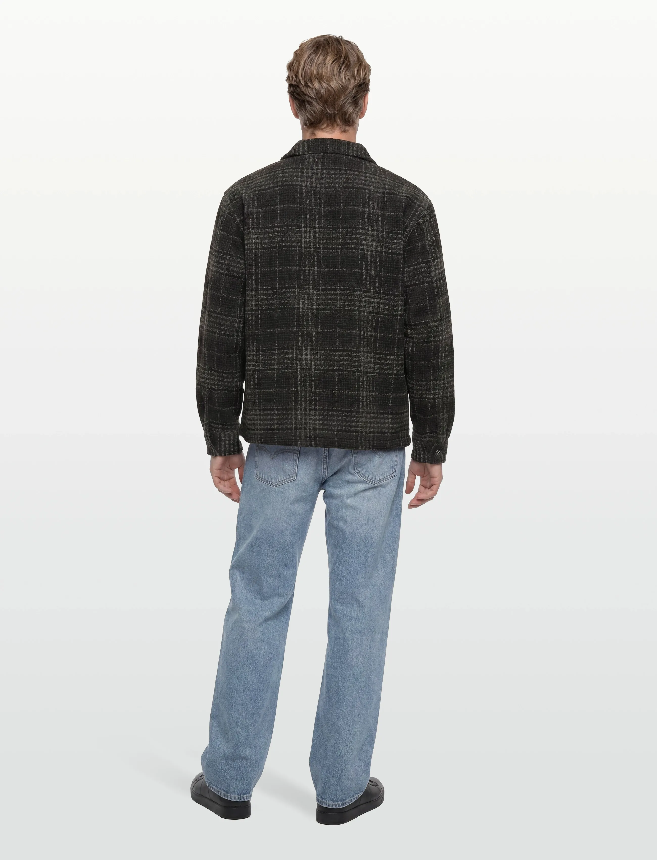 Abercrombie & Fitch - LONG SLEEVE BOUCLE OVERSHIRT - kollektioner - 900 - 4