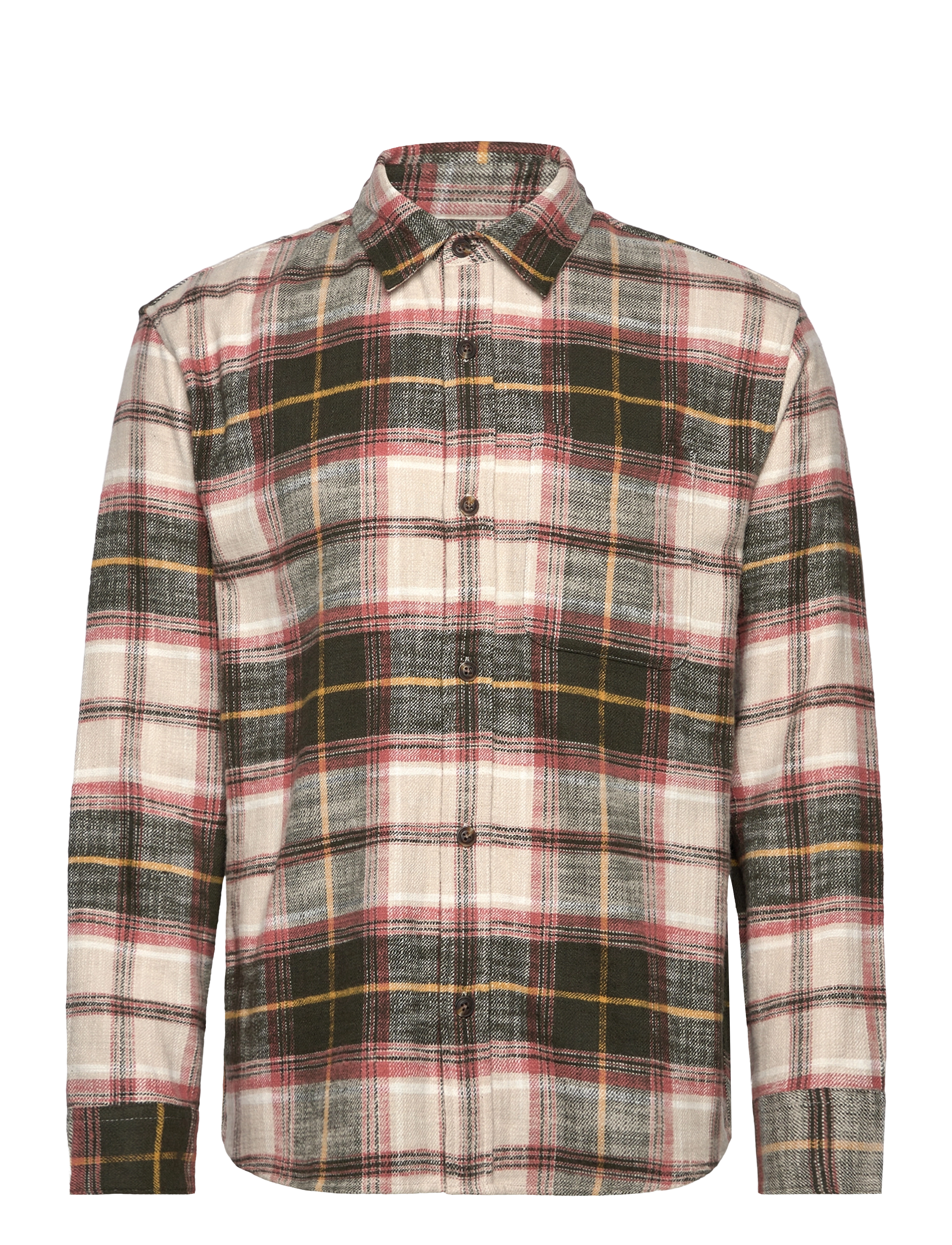 Abercrombie & Fitch SEP5 LS SLUB FLANNEL PLAID - Tøj - 308 / multi