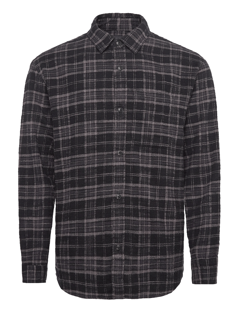 Abercrombie & Fitch - LONG SLEEVE SLUB FLANNEL PLAID - checkered shirts - 908 - 0