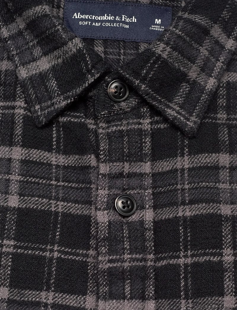 Abercrombie & Fitch - LONG SLEEVE SLUB FLANNEL PLAID - checkered shirts - 908 - 2