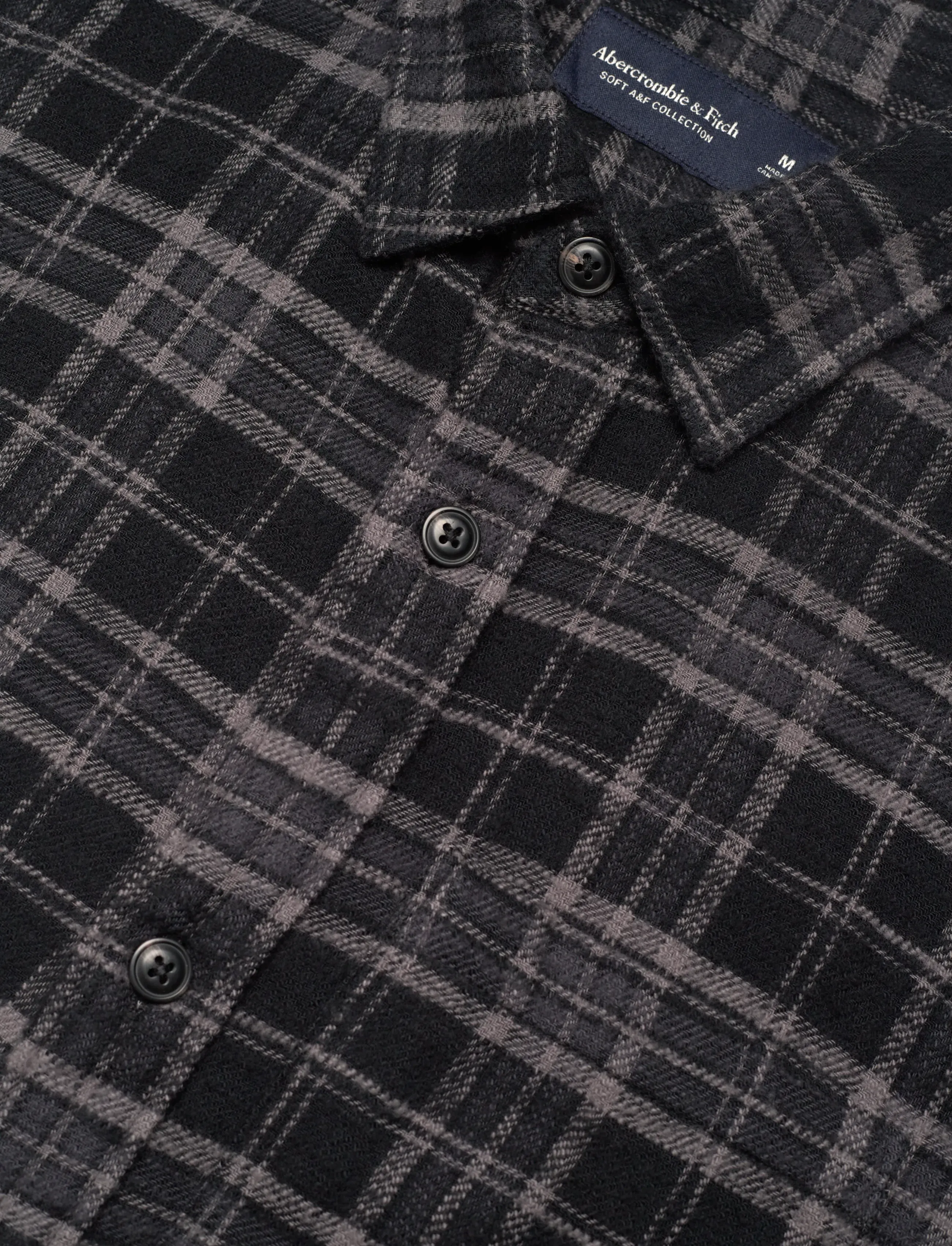 Abercrombie & Fitch - LONG SLEEVE SLUB FLANNEL PLAID - ruutupaidat - 908 - 3