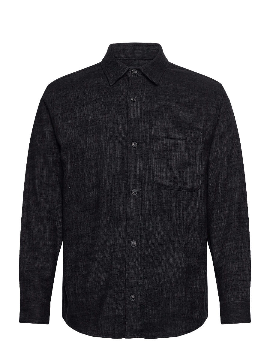 Abercrombie & Fitch - LONG SLEEVE SLUB FLANNEL - flanellskjortor - 900 - 0