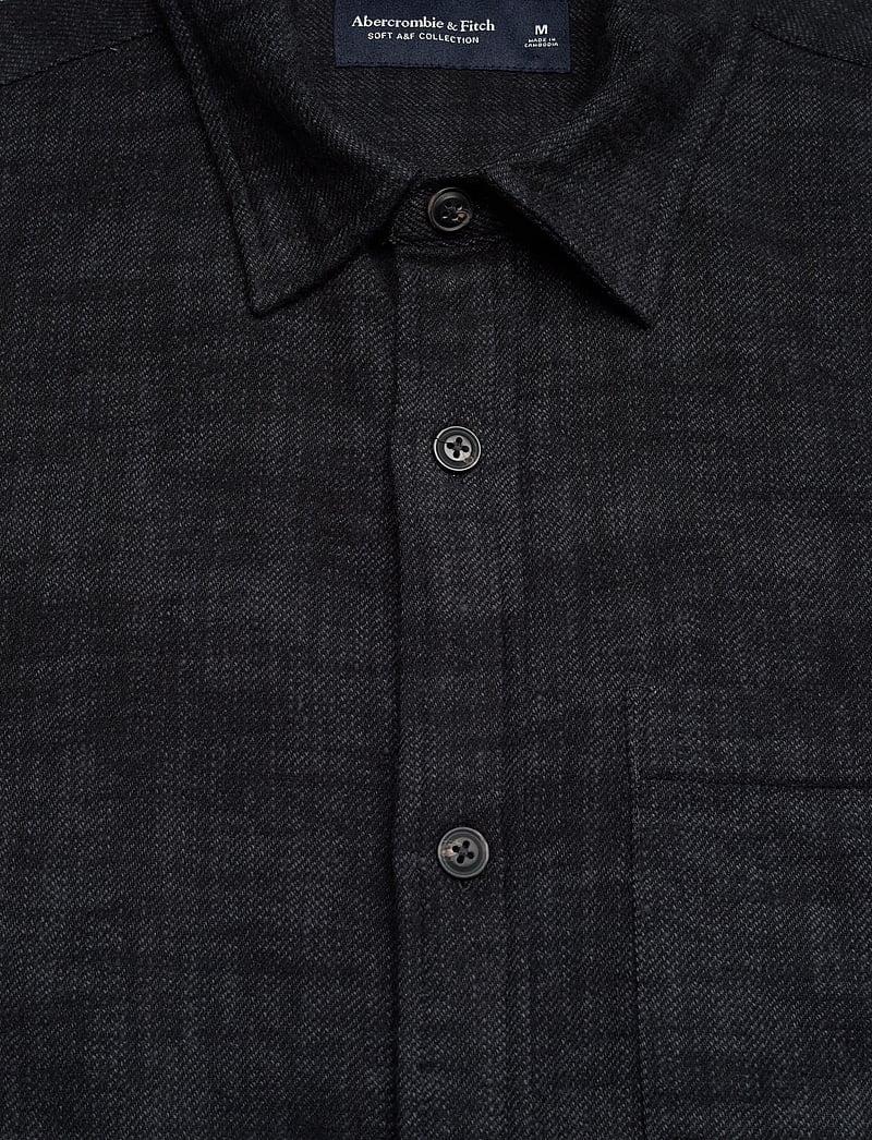 Abercrombie & Fitch - LONG SLEEVE SLUB FLANNEL - flannel shirts - 900 - 2