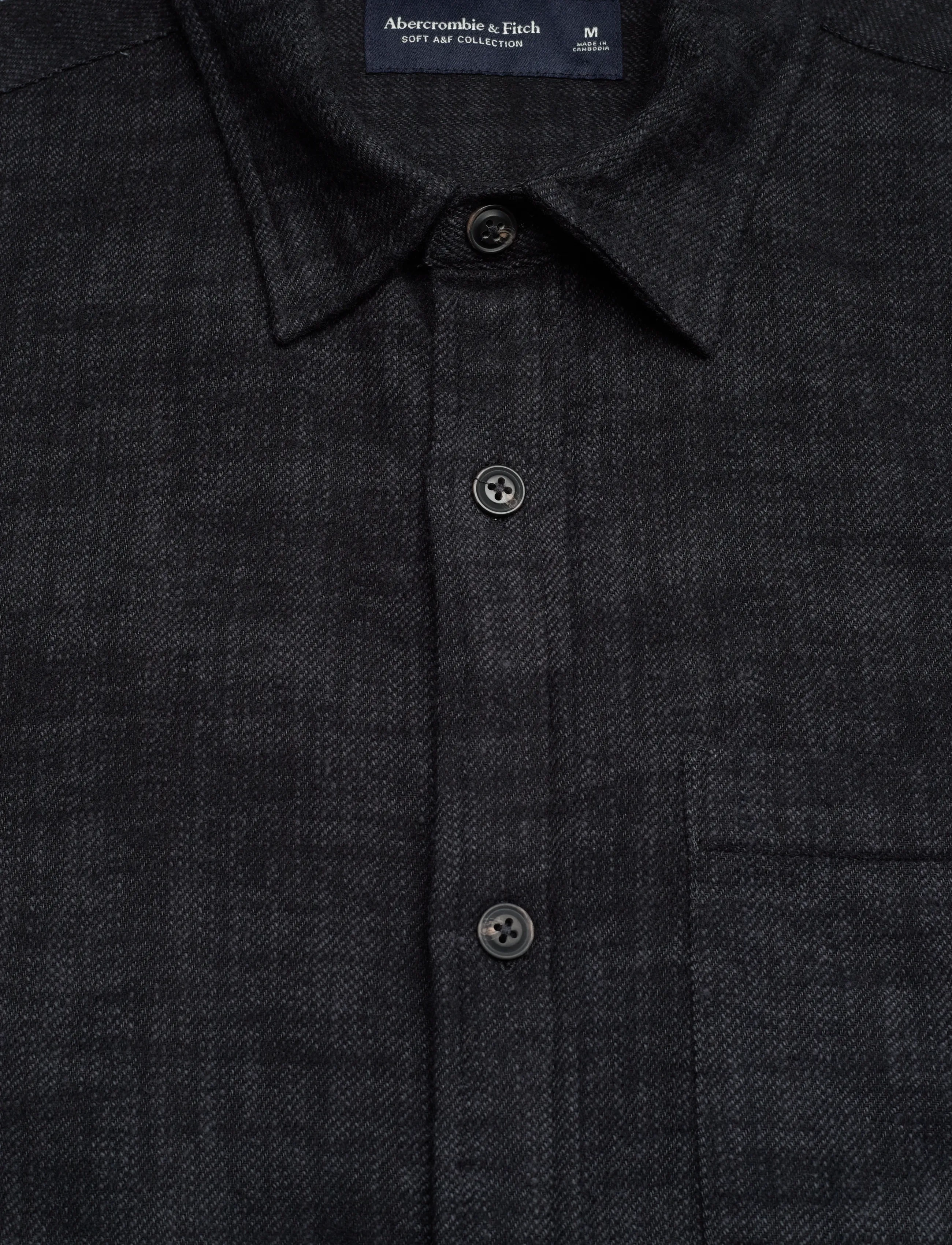 Abercrombie & Fitch - LONG SLEEVE SLUB FLANNEL - flanell-hemden - 900 - 2