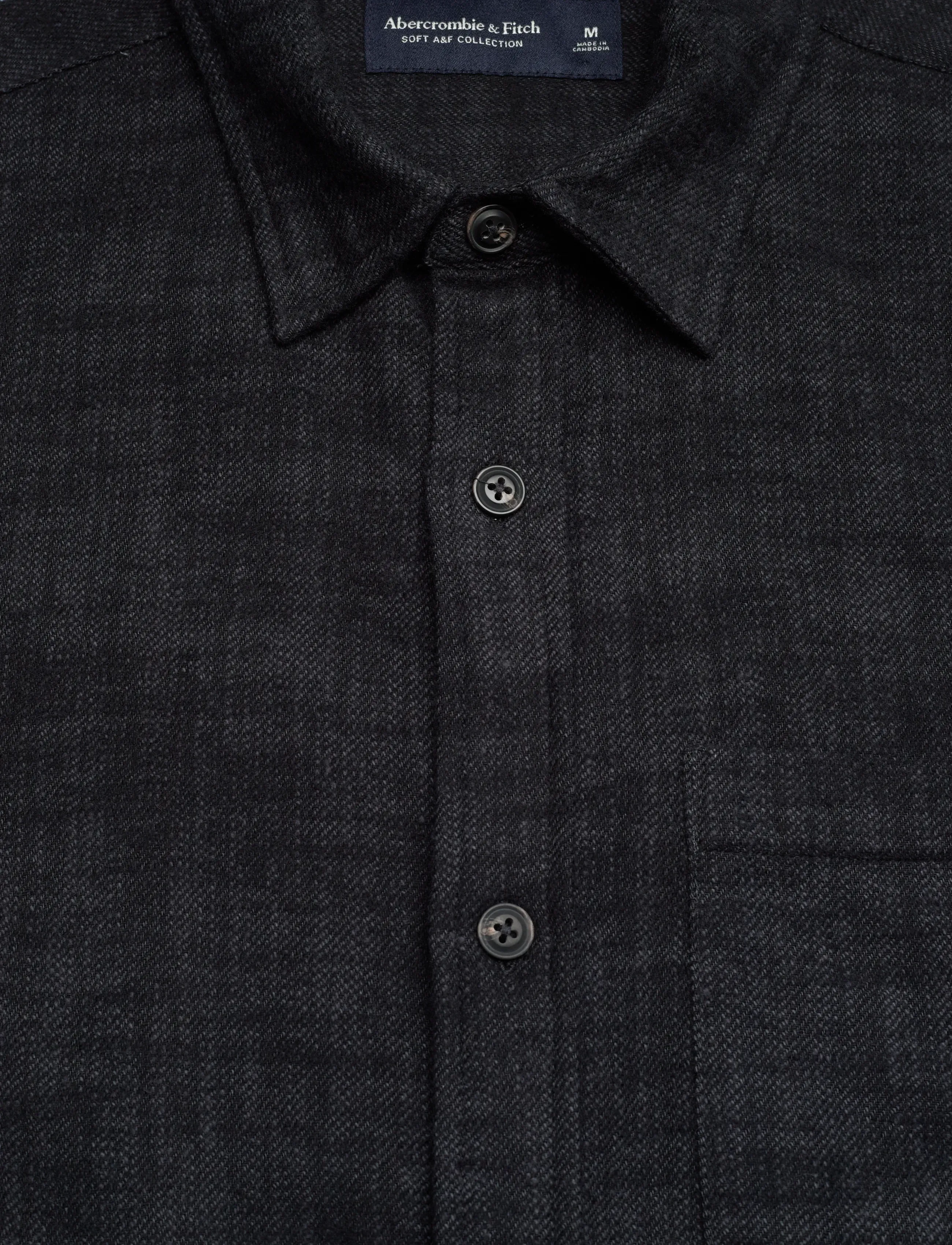 Abercrombie & Fitch - LONG SLEEVE SLUB FLANNEL - flannel-skjorter - 900 - 2