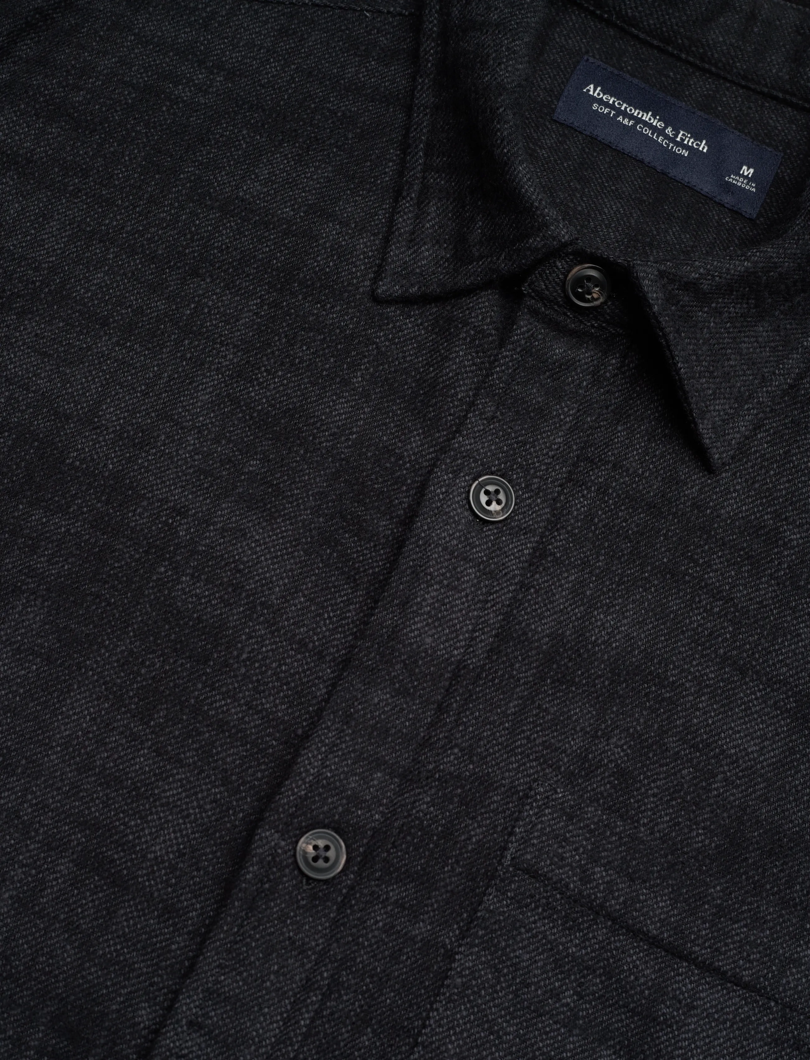 Abercrombie & Fitch - LONG SLEEVE SLUB FLANNEL - flanell-hemden - 900 - 3