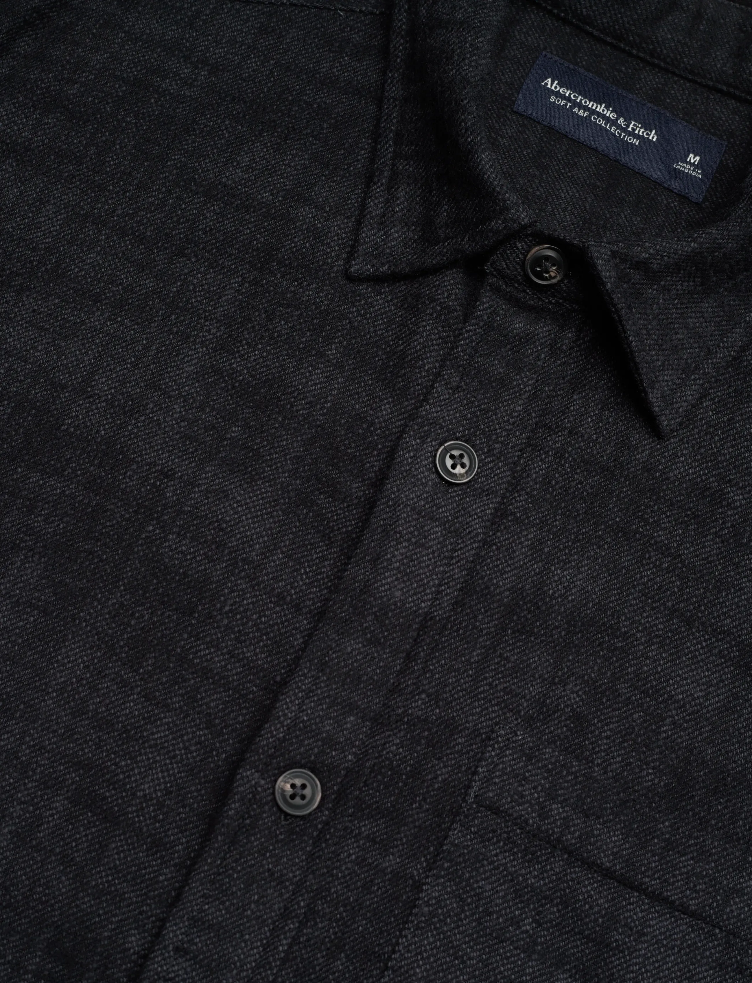 Abercrombie & Fitch - LONG SLEEVE SLUB FLANNEL - flannel-skjorter - 900 - 3