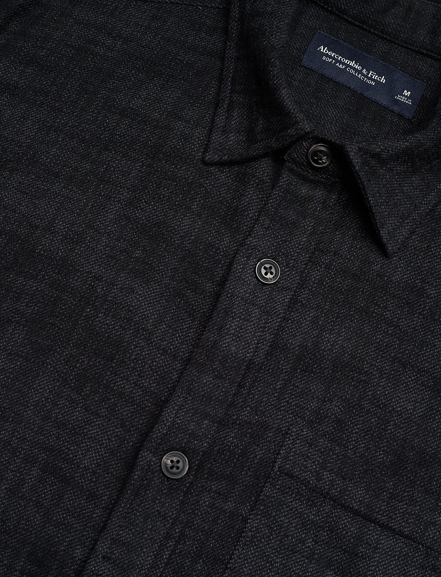 Abercrombie & Fitch - LONG SLEEVE SLUB FLANNEL - flannel-skjorter - 900 - 3